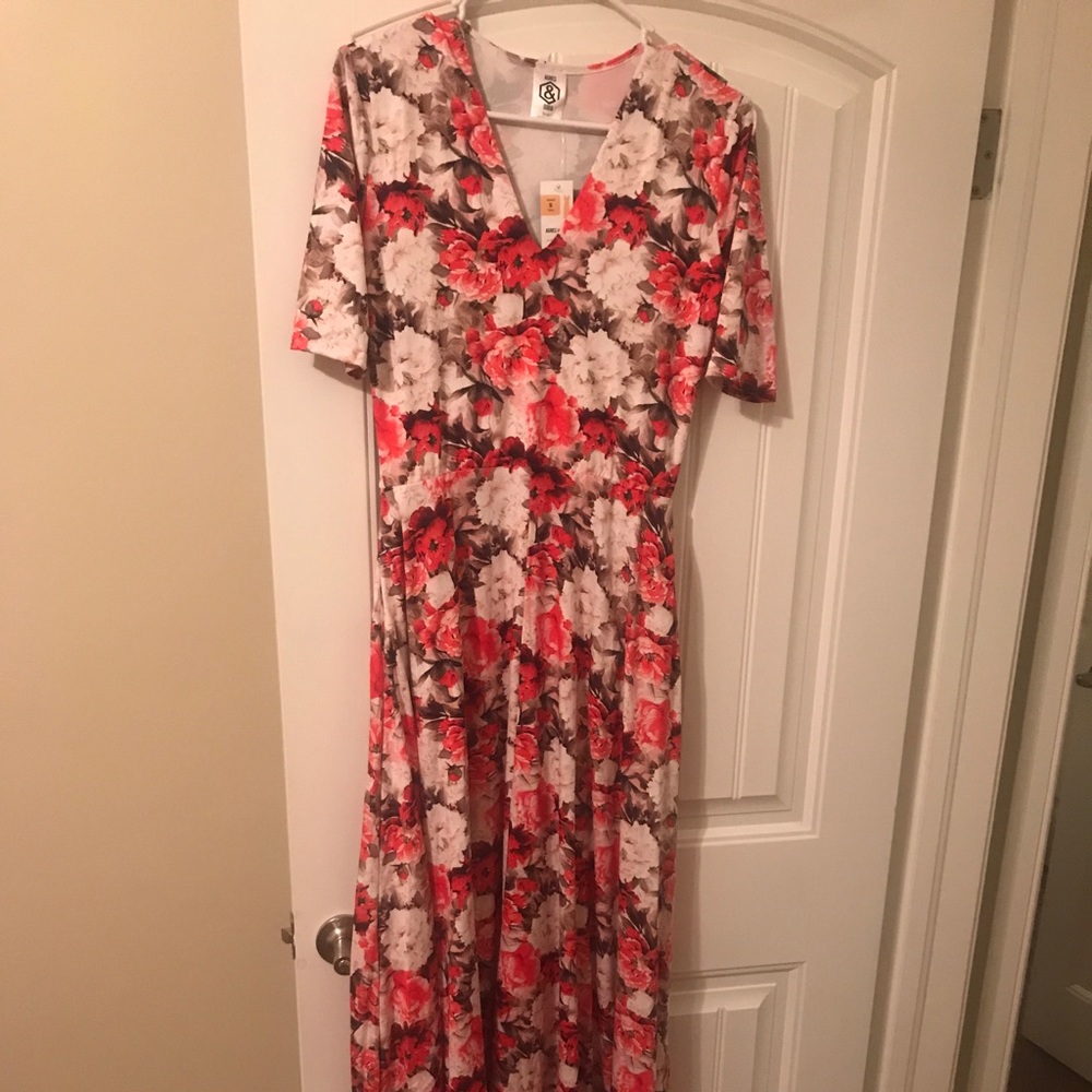 AGNES AND DORA FLORAL AUSTEN DRESS
